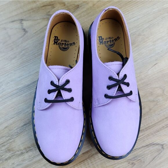 🩵NIB Dr. Martens Iced II Lilac Buttersoft Suede 1461 Oxfords Size 11 - Picture 4 of 14